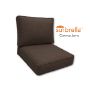 Sunbrella Canvas Java Outdoor Patio Furniture Replacement Cushions Made By Cascadia Outdoor Cushions