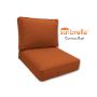 Sunbrella Canvas Rust Outdoor Patio Furniture Replacement Cushions Made By Cascadia Outdoor Cushions