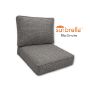 Sunbrella Bliss Smoke Outdoor Patio Furniture Replacement Cushions Made By Cascadia Outdoor Cushions