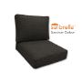 Sunbrella Spectrum Carbon  Outdoor Patio Furniture Replacement Cushions Made By Cascadia Outdoor Cushions