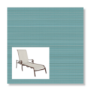 Dupione Aquamarine Chaise Lounge Replacement Slings