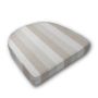 Cushion for wicker patio chairs, contoured or rounded at the back, Designed specifically for outdoor wicker patio chairs.