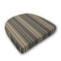 Cushion for wicker patio chairs, contoured or rounded at the back, Designed specifically for outdoor wicker patio chairs.