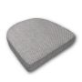 Wicker Patio Chair Cushions with a rounded back Boxed Double Piped Patio Dining Chair Seat Pad or Seat Cushion from Cascadia Outdoor Cushions