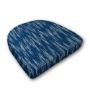 Wicker Patio Chair Cushions with a rounded back Boxed Double Piped Patio Dining Chair Seat Pad or Seat Cushion from Cascadia Outdoor Cushions