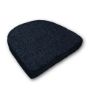 Wicker Patio Chair Cushions with a rounded back Boxed Double Piped Patio Dining Chair Seat Pad or Seat Cushion from Cascadia Outdoor Cushions