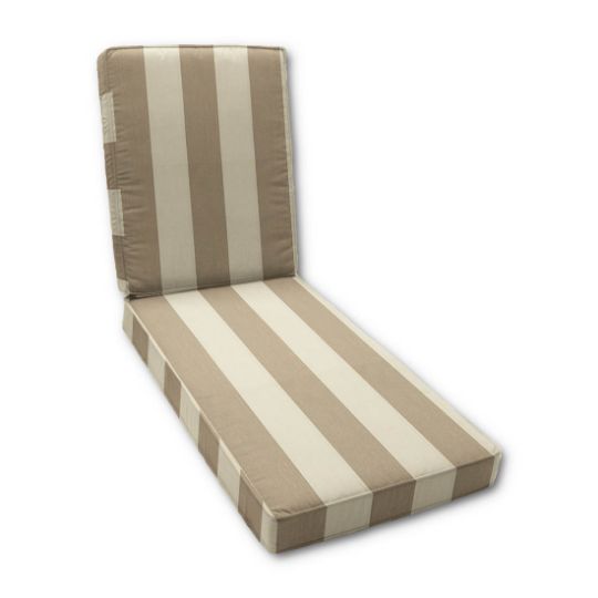 Boxed Chaise Lounge Cushion