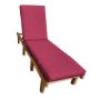 Sunbrella Canvas Hot Pink Chaise Lounge Cushion