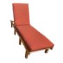 Sunbrella Canvas Melon Chaise Lounge Cushion