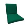 Sunbrella Canvas Forrest Green Outdoor Chair Patio Cushions for Patio Chairs