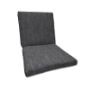 Sunbrella Cast Charcoal Universal Outdoor Patio Chair Cushions in 6 sizes