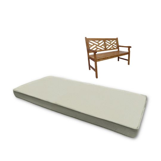 Sunbrella Canvas Natural Custom Outdoor Bench Cushions