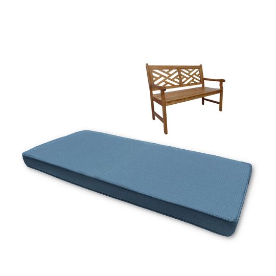 Sunbrella Canvas Sapphire Outdoor Bench Cushion