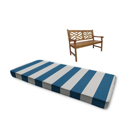 Sunbrella Cabana Regatta Outdoor Bench Cushions