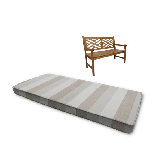 Sunbrella Direction Linen Outdoor Bench Cushions