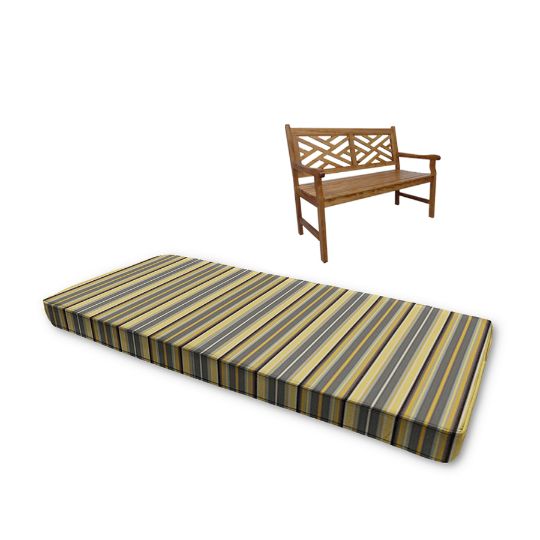 Sunbrella Foster Metallic Outdoor Bench Cushions