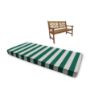 Sunbrella Mason Forrest Green Outdoor Bench Cushions