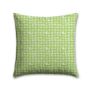 Farley Courtyard Green Outdoor Pillow