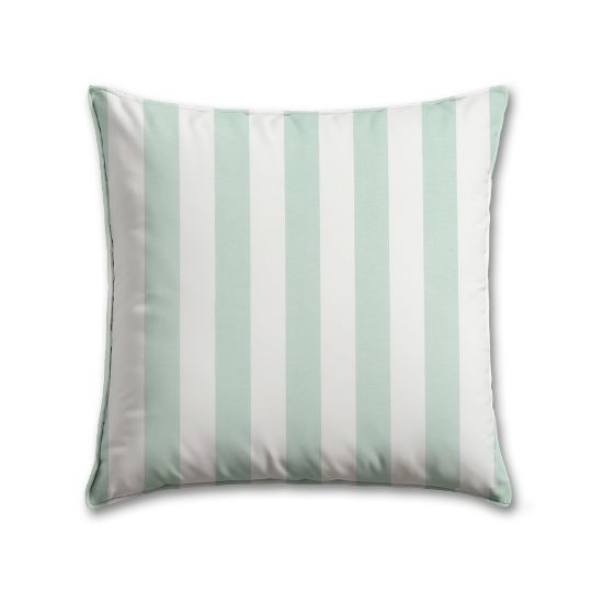 Stripe Blue Stone Premier Prints Outdoor Pillow