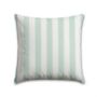 Stripe Blue Stone Premier Prints Outdoor Pillow