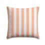 Stripe Coral Premier Prints Outdoor Pillow