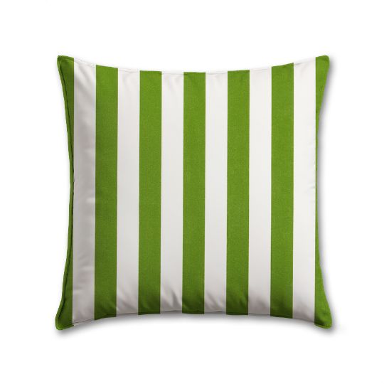 Stripe Green Premier Prints Outdoor Pillow