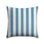 Stripe Island Blue Premier Prints Outdoor Pillow