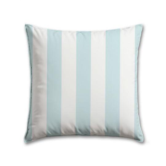 Vertical Arctic Blue Premier Prints Outdoor Pillow.