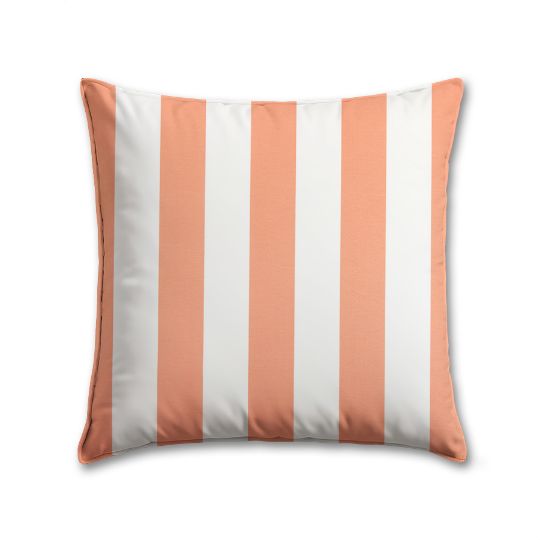 Vertical Coral Premier Prints Outdoor Pillow.