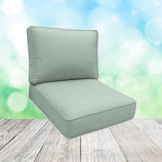 Sunbrella Canvas Spa Patio Chair Replacement Cushions