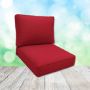 Sunbrella Spectrum Cherry  Patio Chair Replacement Cushions