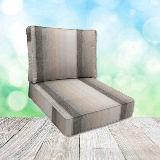 Sunbrella Dip Dye Chickadee Patio Chair Replacement Cushions