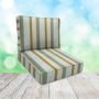 Sunbrella Gateway Aloe Patio Chair Replacement Cushions