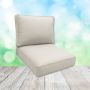 Sunbrella Trail Cloud Patio Chair Replacement Cushions