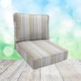 Sunbrella Trusted Fog Patio Chair Replacement Cushions