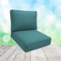 Sunbrella Piazza Lagoon Patio Chair Replacement Cushions