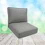 Sunbrella Switch Silver Patio Chair Replacement Cushions