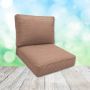 Sunbrella Cassava Coral Patio Chair Replacement Cushions