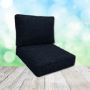 Sunbrella Cassava Indigo Patio Chair Replacement Cushions