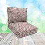 Sunbrella Eberly Clay Patio Chair Replacement Cushions