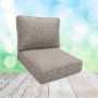 Sunbrella Eberly Linen Patio Chair Replacement Cushions