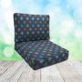 Sunbrella Infused Twilight Patio Chair Replacement Cushions