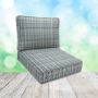 Sunbrella Principle Lagoon Patio Chair Replacement Cushions