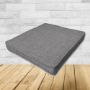 Cast Slate Sunbrella Fabric Patio Dining Chair Seat Cushion