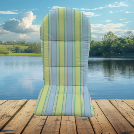 Sunbrella Bravada Limelite Adirondack Chair Cushions or Adirondack Chair Pads