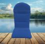 Sunbrella Canvas True Blue Adirondack Chair Cushions or Adirondack Chair Pads