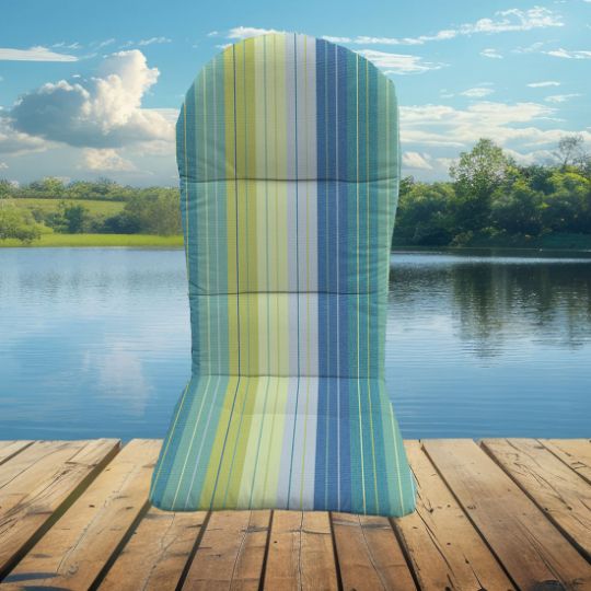 Sunbrella Seville Seaside Adirondack Chair Cushions or Adirondack Chair Pads