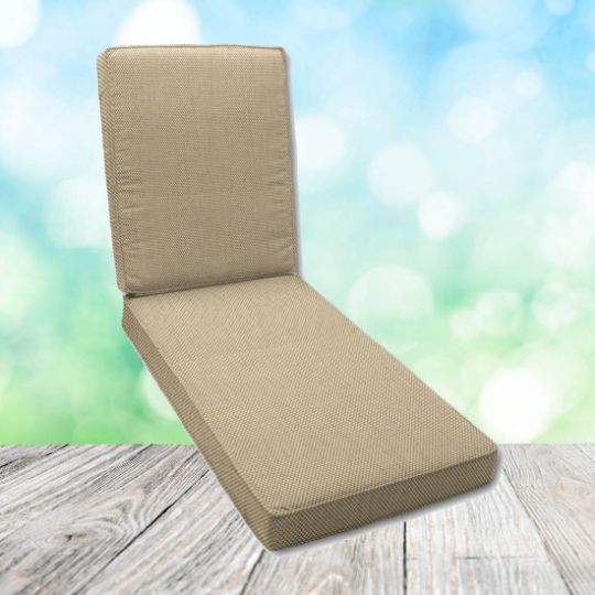 Sailcloth Sahara Chaise Lounge Replacement Cushion Outdoor Chaise Lounge Replacement Cushion