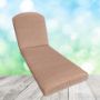 Sunbrella Cassava Coral Chaise Lounge Replacement Cushion Rounded Back