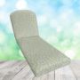 Sunbrella Eberly Spring Chaise Lounge Replacement Cushion Rounded Back